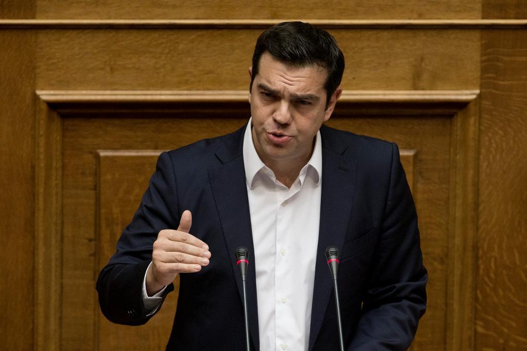 Greklands premiärminister Alexis Tsipras kan snart få tillgång till ytterligare nödlån. (Foto: Petros Giannakouris /AP/TT-arkivbild)