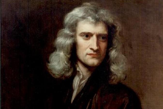 Sir Isaac Newton, målad av konstnären Sir Gottfried Kneller 1689. (Foto: Public Domain, PD-old-100)