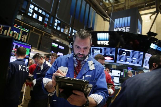 Marknaderna avvaktar Feds räntebeslut. Bilden från New York-börsen. (Foto: Spencer Platt/Getty Images)