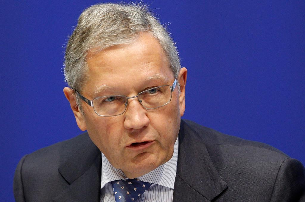 Chefen för eurozonens stödfond ESM, Klaus Regling. (Foto: Mindaugas Kulbis /AP/TT-arkivbild)
