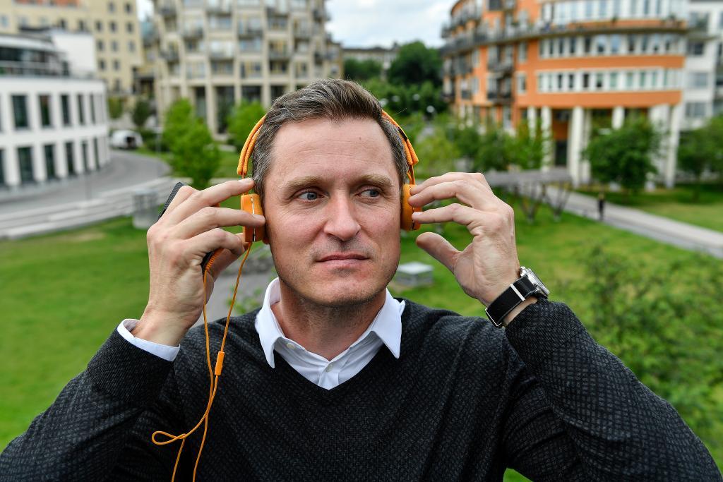 Storytel köpte nyligen det anrika bokförlaget Norstedts, Jonas Tellander är grundare av ljudbokstjänsten. (Foto: Anders Wiklund/TT)