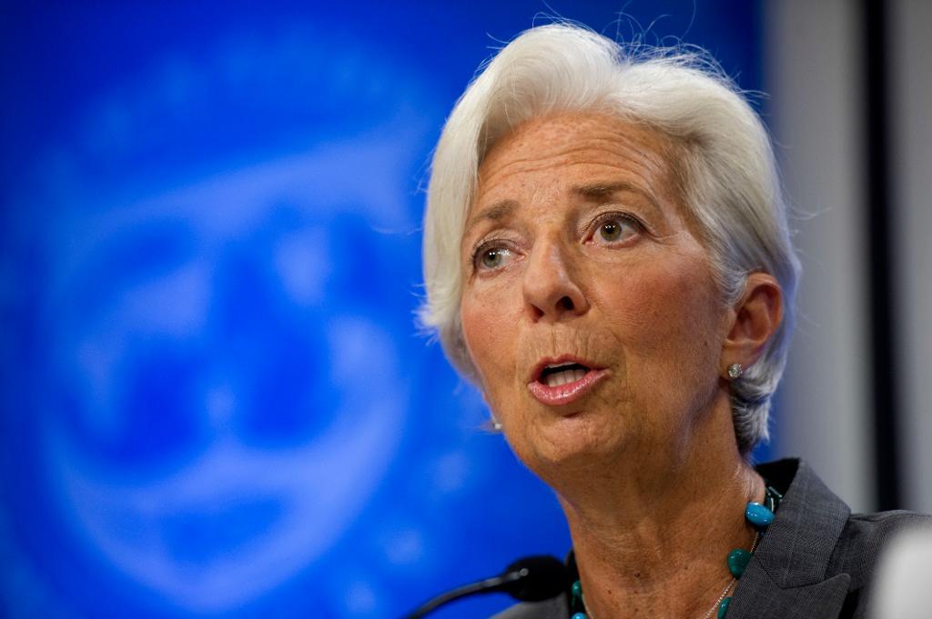 IMF-chefen Christine Lagarde tror inte på Italien. (Foto: Cliff Owen /AP-arkivbild)