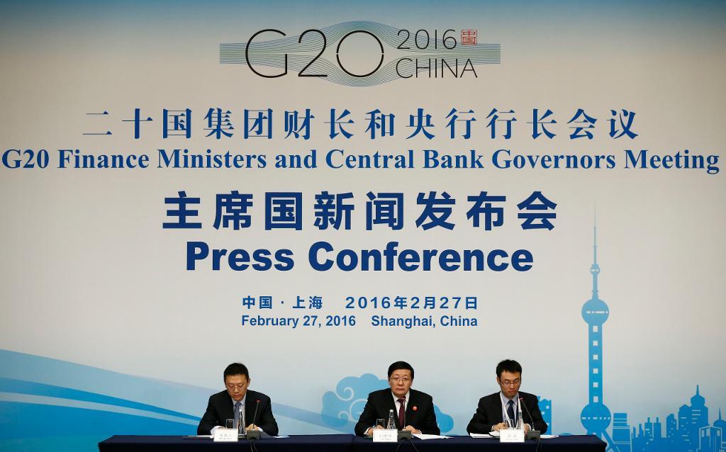 I helgen träffas finansministrar och centralbankschefer på G20-möte för att diskutera världsekonomi i Chengdu i Kina. (Foto: Rolex Dela Pena AP/TT)