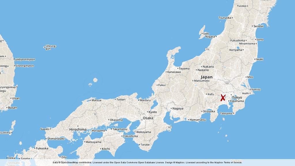 Minst 15 människor har knivhuggits till döds i staden Sagamihara väster om Japans huvudstad Tokyo. (Foto: TT)