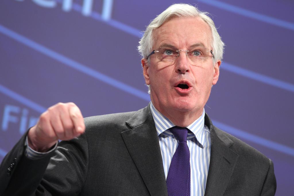 Den franske politikern och före detta EU-kommissionären Michel Barnier ska leda EU:s förhandlingar med Storbritannien. (Foto: Yves Logghe /AP/TT)