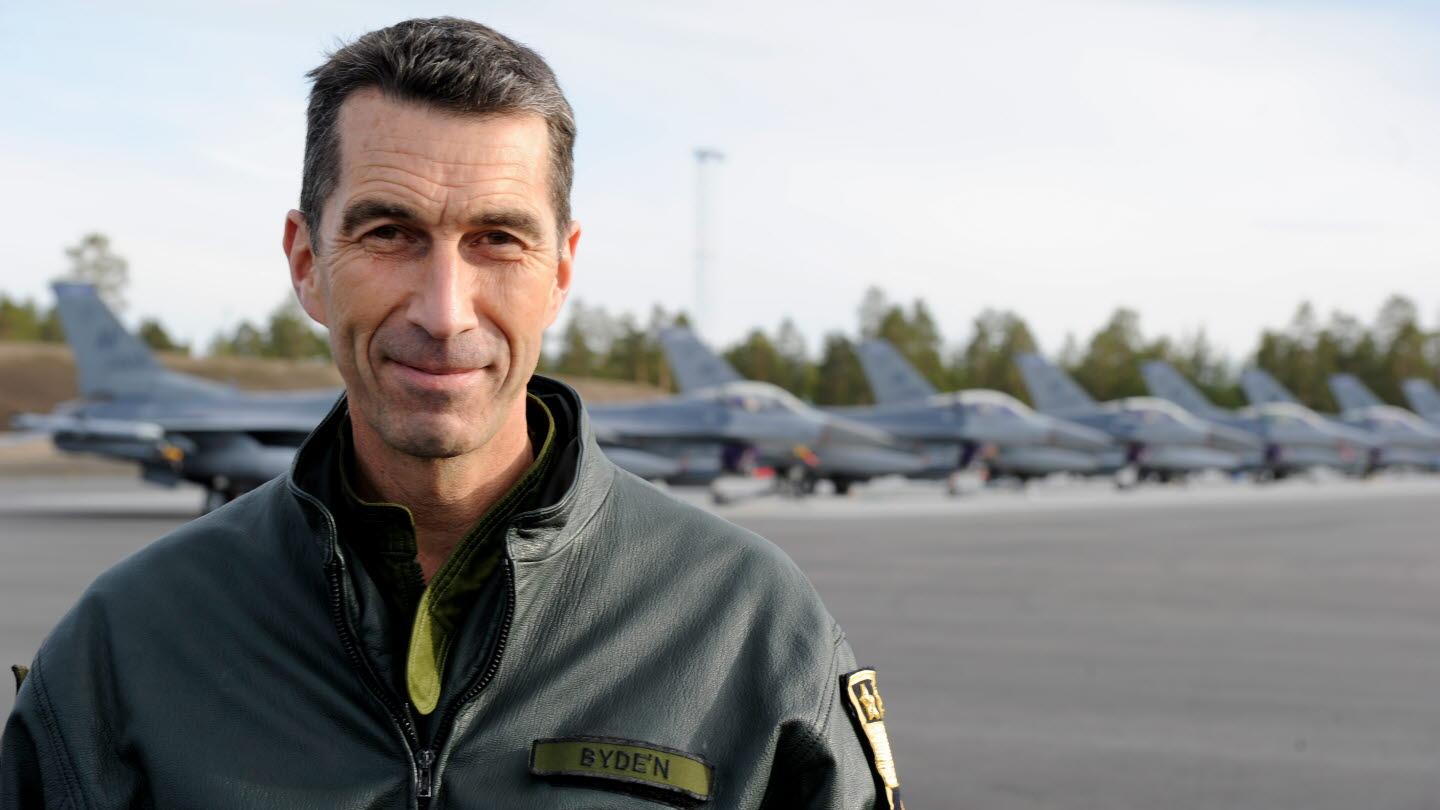 Micael Bydén, ÖB. (Foto: Micael Bydén, nuvarande flygvapenchef. Foto: Louise Levin /Försvarsmakten)

