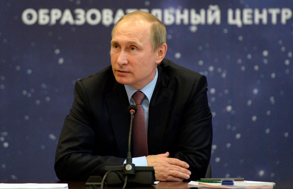 Den ryske presidenten Vladimir Putin. Arkivbild. (Foto: Alexei Nikolsky/AP/TT)