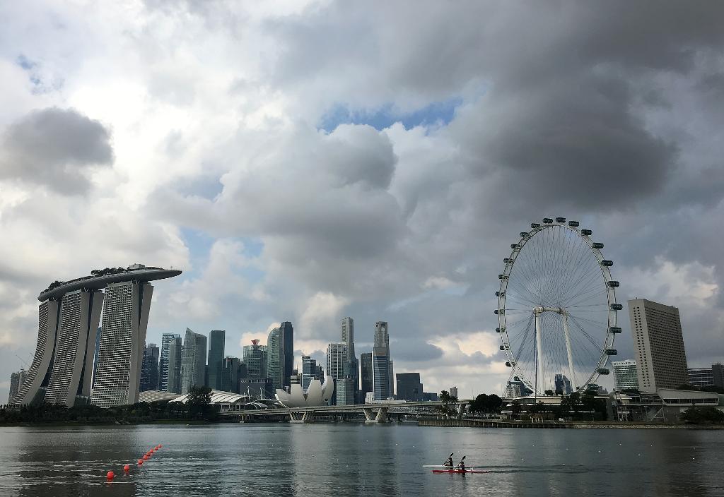 Terroristerna planerade att attackera Marina Bay i Singapore. (Foto: Wong Maye-E/AP/TT)