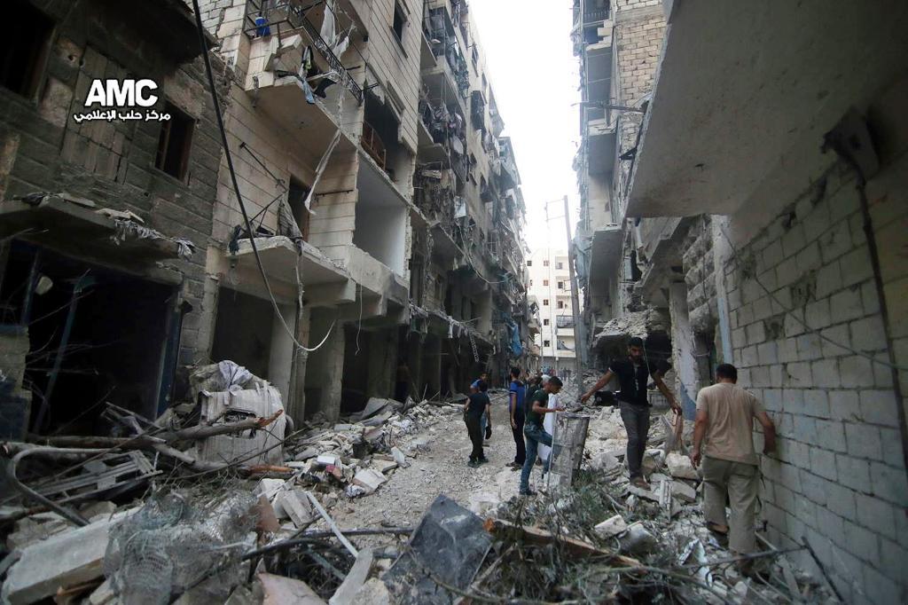 Jihadister i Aleppo bombas av ryska plan, uppger försvarsdepartementet i Ryssland. (Foto: AMC/AParkivbild)