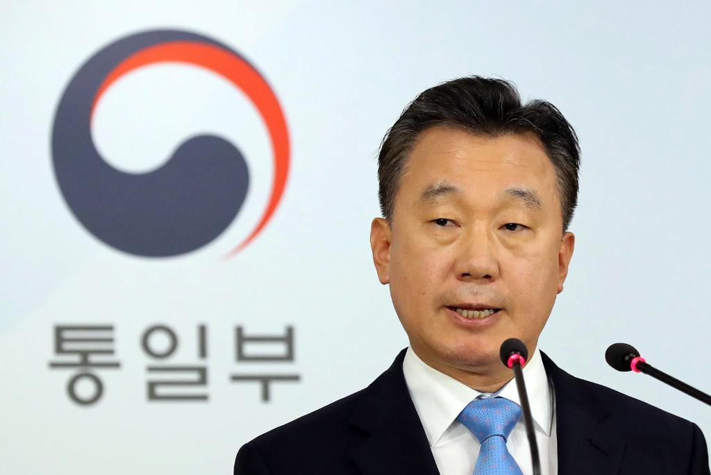 Sydkoreas återföreningsminister Jeong Joon-Hee. (Foto: Kim Hyun-tae /arkivbild)