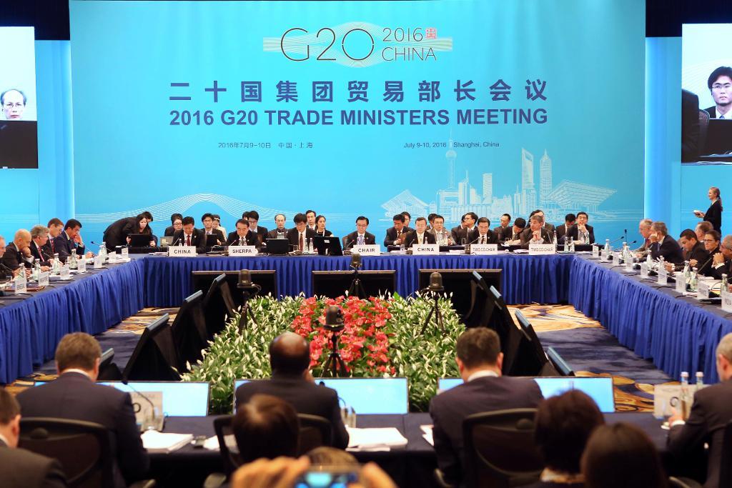 Beskedet om planer på sju nya kinesiska frihandelzoner kommer inför helgens G20-möte i Kina. (Foto: Chinatopix /AP/TT)