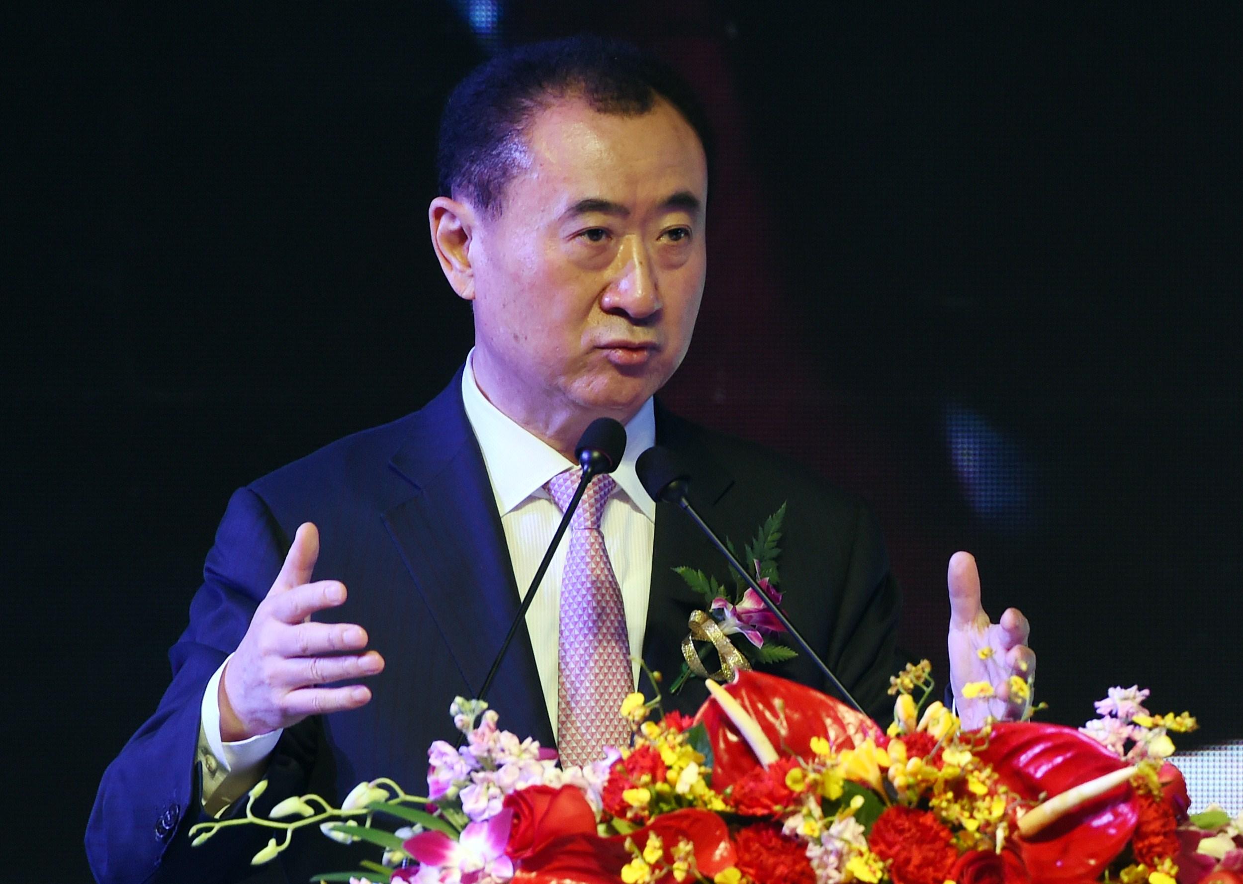 Wang Jianlin, ordförande för Wanda Dalian Group. (Foto: Greg Baker/AFP/Getty Images)
