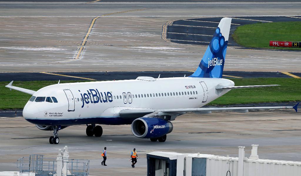 Flygbolaget Jetblue blir först att få flyga reguljärt från USA till Kuba på över ett halvt decennium. Arkivbild. (Foto: Chris O'Meara/AP/TT)