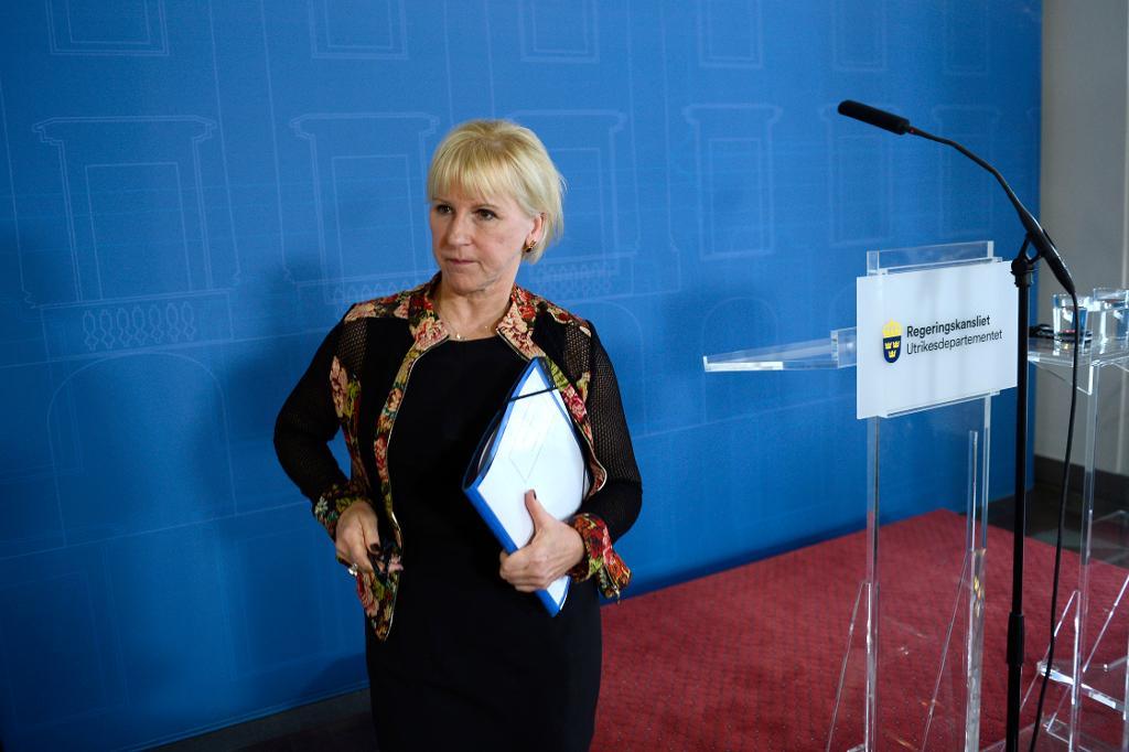 
Alliansfriheten ligger fast, betonar utrikesminister Margot Wallström (S). (Foto: Izabelle Nordfjell /TT-arkivbild)