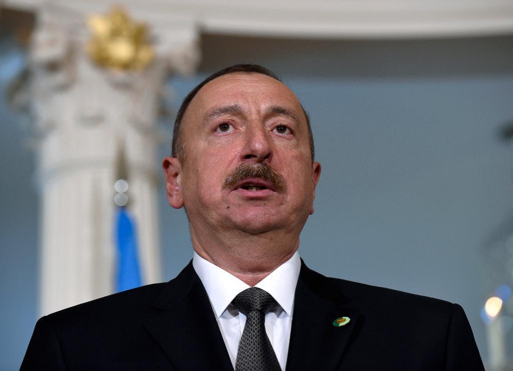 
Azerbajdzjans mäktige president Ilham Aliyev vill ha mera makt. (Foto: Susan Walsh/AP/TT-arkivbild)