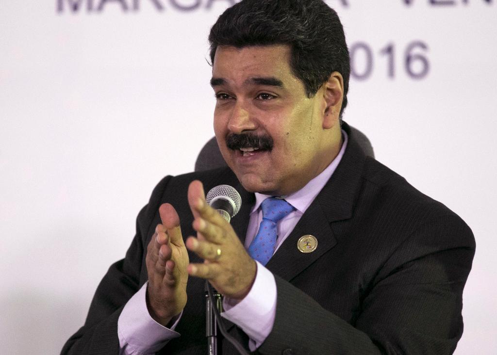 Venezuelas president Nicolás Maduro. (Foto: Ariana Cubillos/AP/TT)