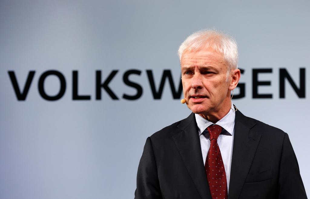 Matthias Müller, vd för VW-koncernen. (Foto: Paul Sancya/AP/TT)