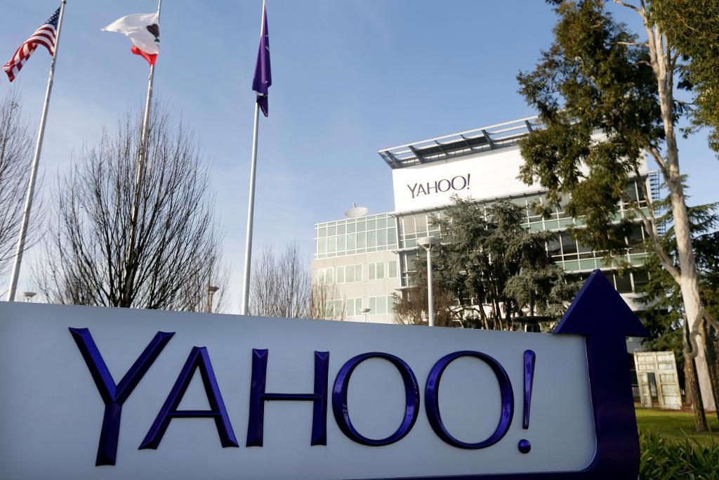 Yahoo stäms efter dataintrånget 2014. Arkivbild. (Foto: Marcio Jose Sanchez/AP/TT)