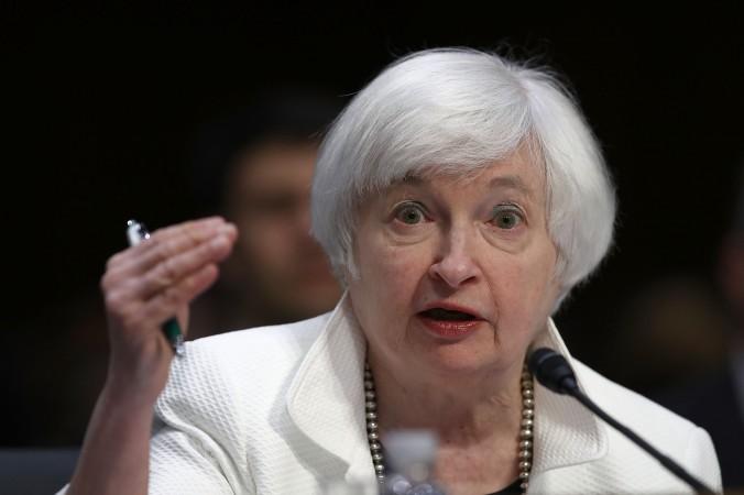 Federal Reserve beslöt på sitt septembermöte att lämna styrräntan oförändrad. Här ses Fed:s ordförande Janet Yellen. (Foto: Win McNamee/Getty Images)