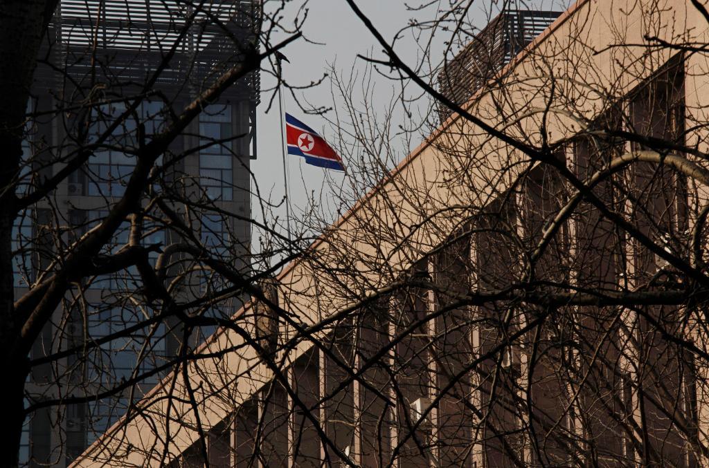 Nordkoreas ambassad i Peking. (Foto: Vincent Yu/AP/TT-arkivbild)
