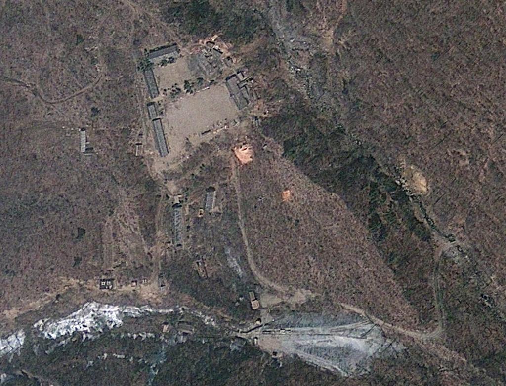 
Nordkoreas provplats på en satellitbild från 2012. (Foto: okänd arkivbild)