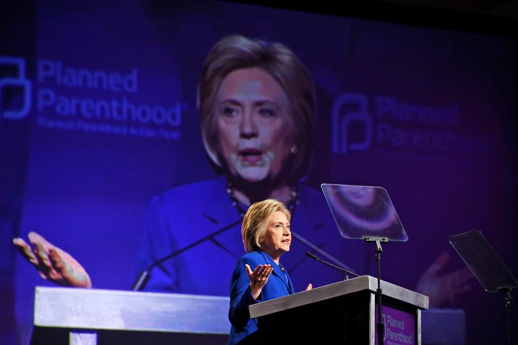 Demokraternas presidentkandidat Hillary Clinton. Arkivbild.
(Alex Brandon/AP/TT)
