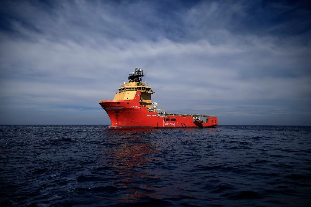 Det norska fartyget Siem Pilot var med i en dramatisk räddningsaktion utanför Libyen. (Foto: Bram Janssen/AP/TT)