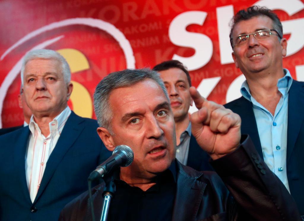 Milo Djukanovic avgår som premiärminister efter söndagens val. (Foto:Arkivbild.
Darko Vojinovic/AP/TT)