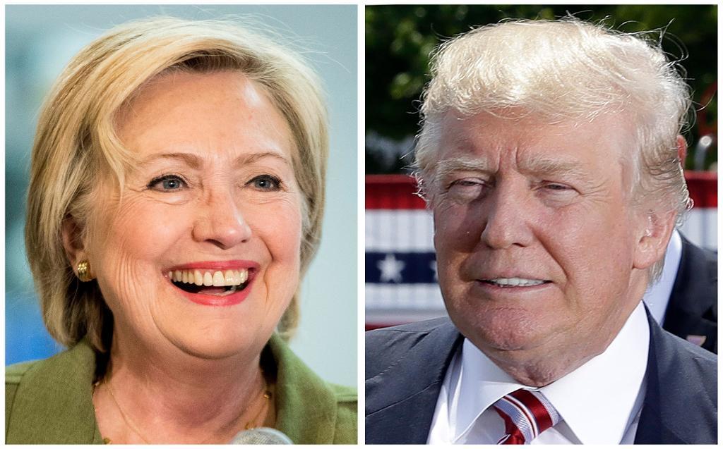 Hillary Clinton spenderar mycket mer på sin valkampanj än Donald Trump inför presidentvalet i USA. (Foto: AP/TT-arkivbild)