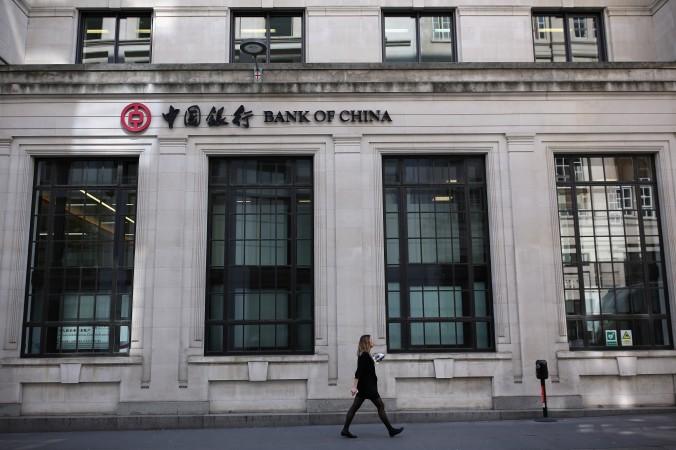 Bank of China är en av de kinesiska banker som söker att utvidga sin närvaro utomlands. Bilden från kontoret i City of London 2016. (Foto: Dan Kitwood /Getty Images)
