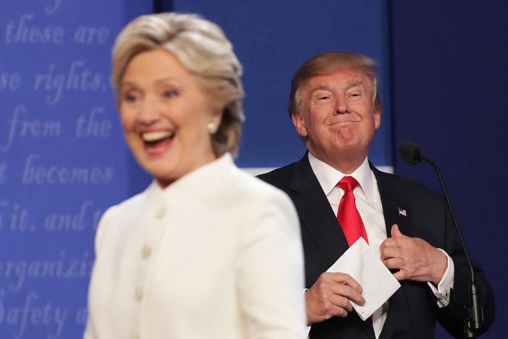 USA:s  presidentkandidater debatterade för sista gången innan valet i Las Vegas. (Foto: Chip Somodevilla/Getty Images)