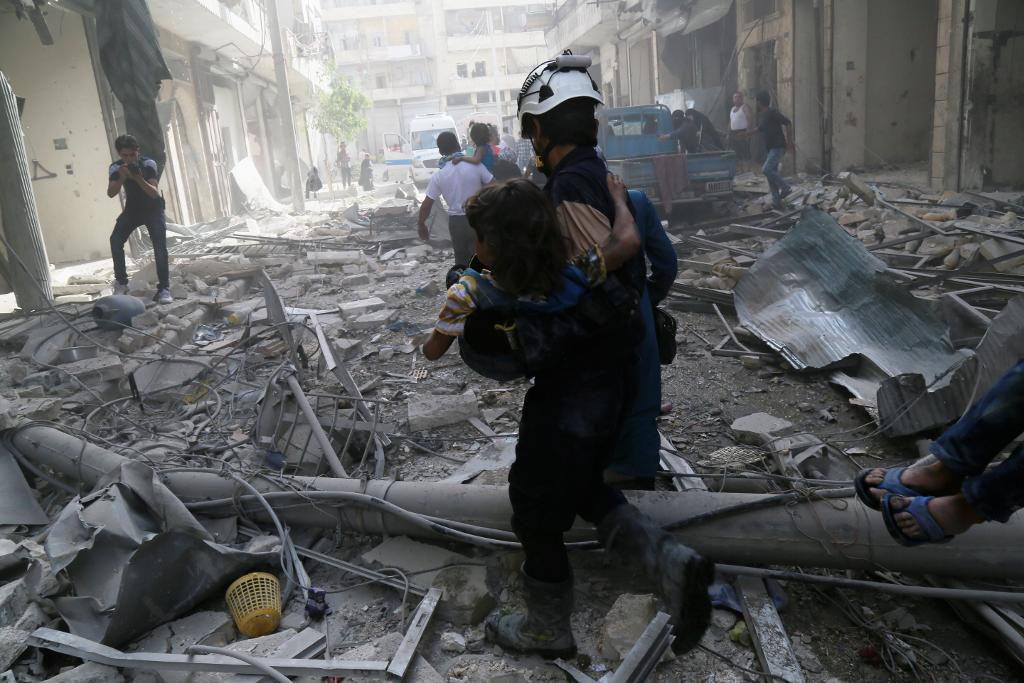 Förödelse i krigets Aleppo. Bilden är från i juli. (Foto: Khalid Khatib/TT)