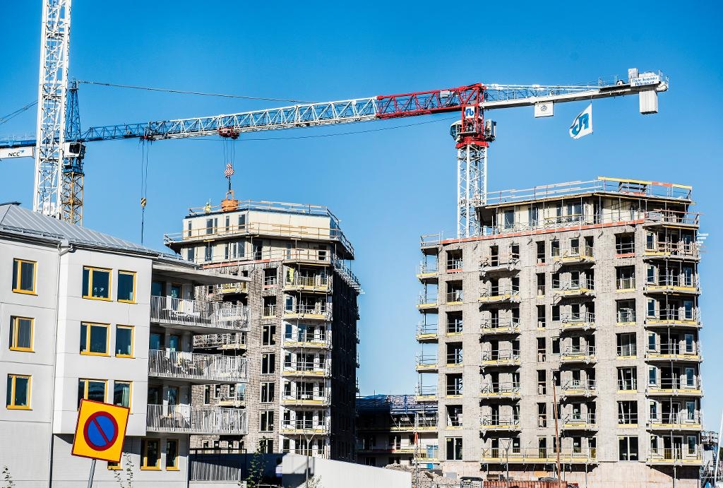 Bostadsbyggandet ökar. Arkivbild.
(Tomas Oneborg/SvD/TT)
