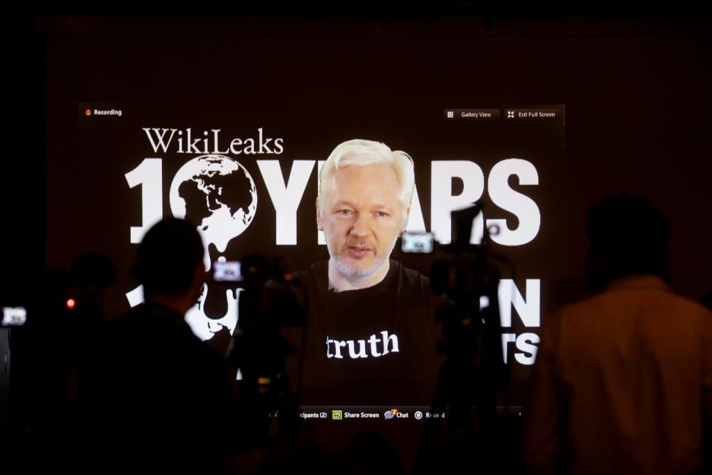 
Wikileaks grundare Julian Assange. (Foto: Markus Schreiber/AP/TT-arkivbild)