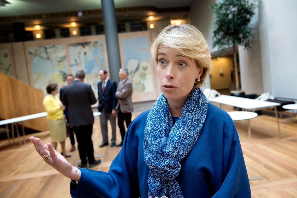 Socialförsäkringsminister Annika Strandhäll (S) blev kallad hora. (Foto: Jessica Gow/TT-arkivbild)