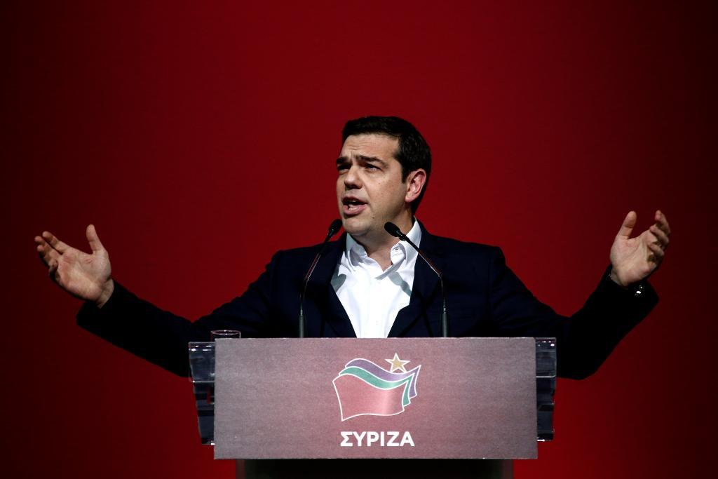 Greklands premiärminister Alexis Tsipras varnar för nyval. (Foto: Yorgos Karahalis AP/TT-arkivbild)