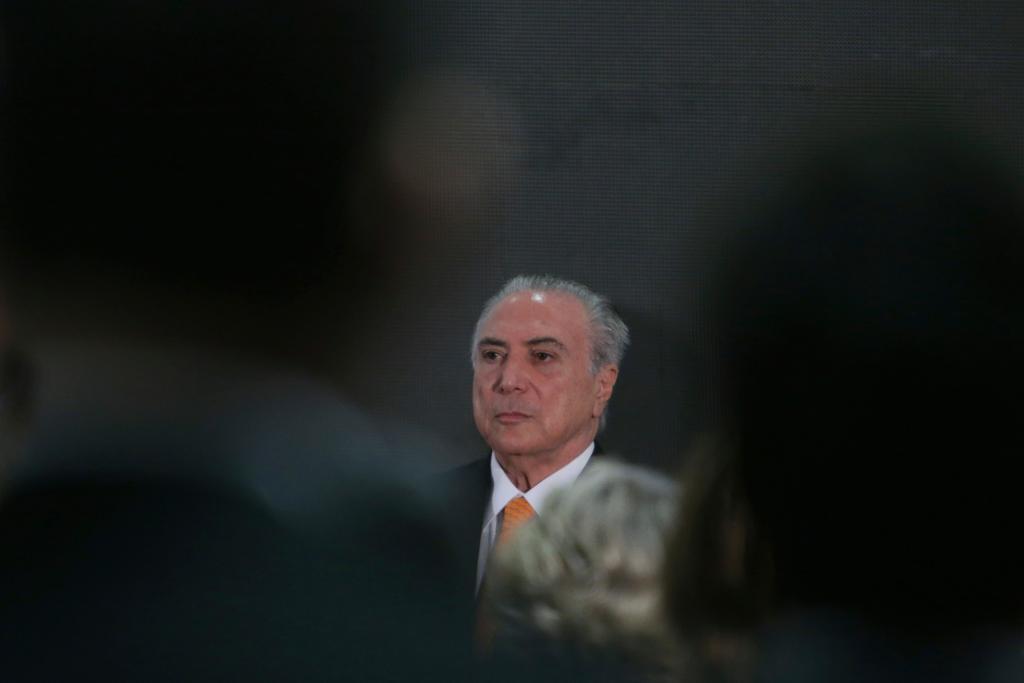 Brasiliens president Michel Temer. (Foto: Eraldo Peres/AP/TT)