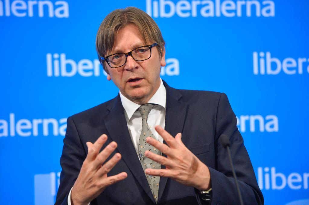 Guy Verhofstadt. Arkivbild. (Foto: Henrik Montgomery/TT)