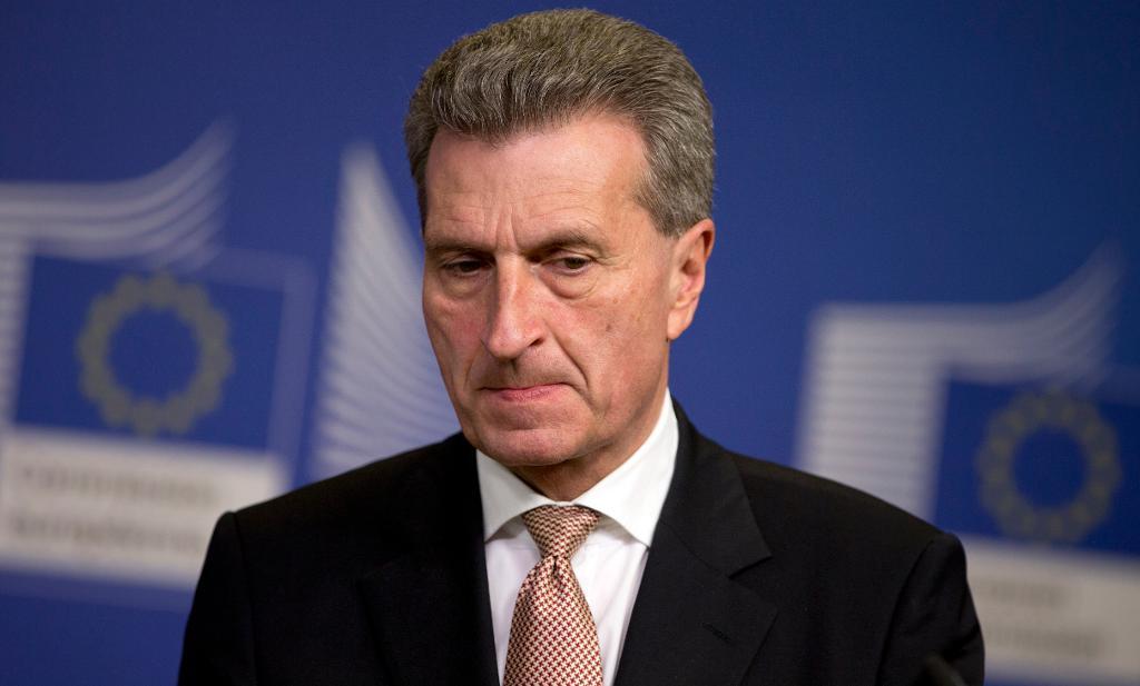 
Günther Oettinger. Arkivbild. (Foto: Virginia Mayo/AP/TT)