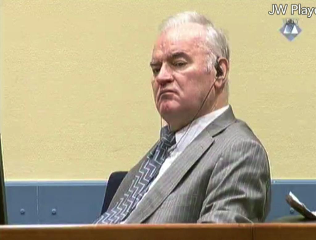 Rättegången mot den förre bosnienserbiske armébefälhavaren Ratko Mladic har pågått i fyra år vid FN-tribunalen i Haag. (Foto: ICTY/AP/TT)