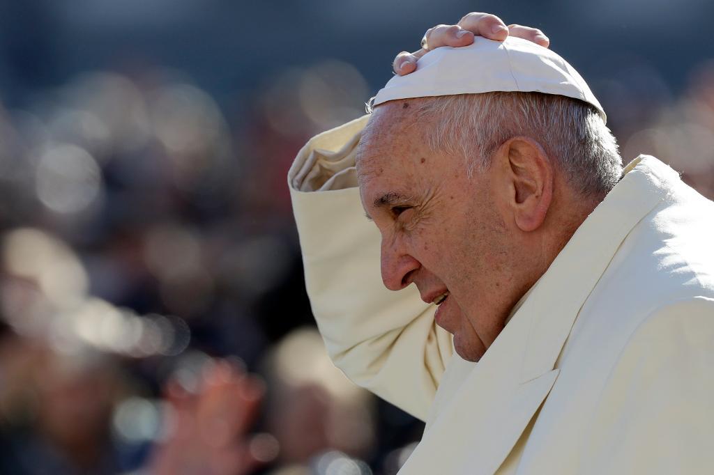 Påve Franciskus. (Foto: Gregorio Borgia/AP/TT)