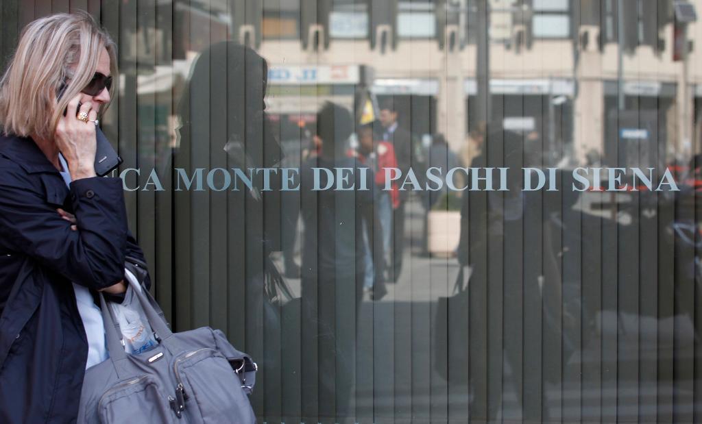 Den italienska krisbanken Monte dei Paschi riskerar avveckling om inte nytt kapital skjuts till de närmaste veckorna. (Foto: Luca Bruno AP/TT-arkivbild)