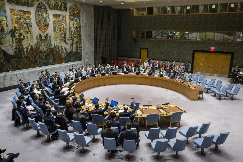 FN:s säkerhetsråd - som Sverige snart blir medlem i. (Foto: Manuel Elias/AP/TT-arkivbild)