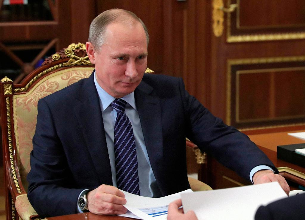 CIA tror att Rysslands president Vladimir Putin personligen var inblandad i hackerattacker under den amerikanska valkampanjen. (Foto: Mikhail Klimentyev/AP/TT-arkivbild)