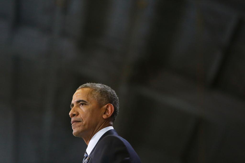 USA:s president Barack Obama i Florida i förra veckan. (Foto: Monica Herndon/AP/TT)