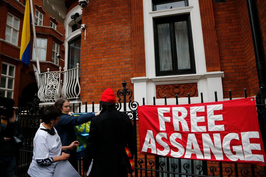 Julian Assange förhördes i november på Ecuadors ambassad i London. (Foto: Frank Augstein)