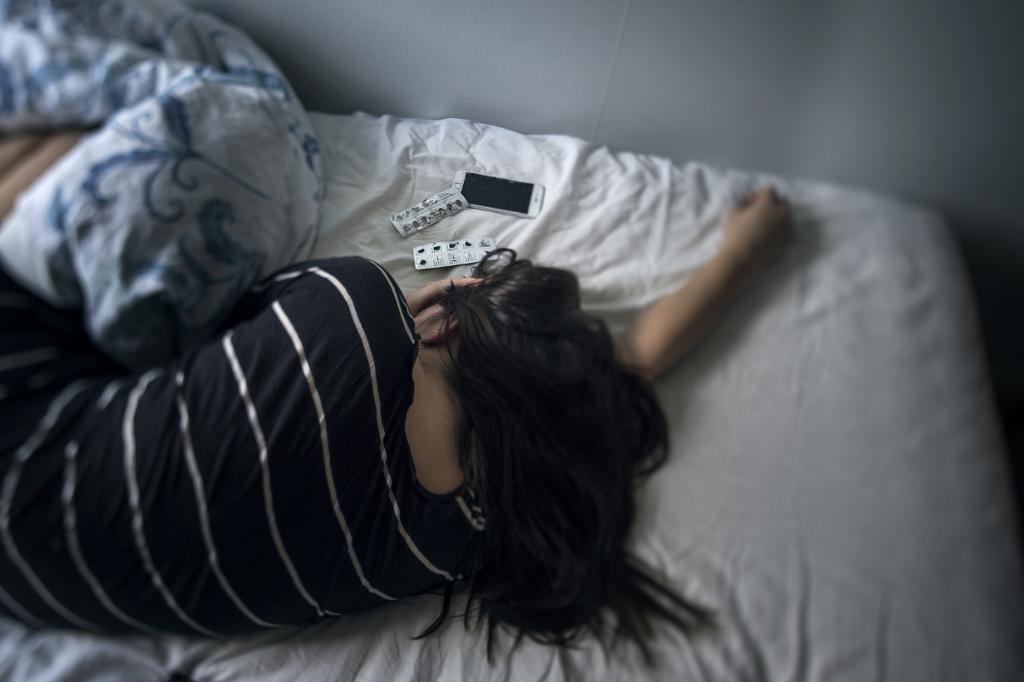 
Många tonåringar söker hjälp för sömnproblem. (Foto: Claudio Bresciani/TT)                                            