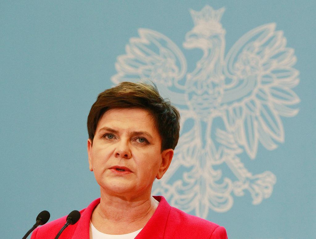 Polens premiärminister Beata Szydlo. (Foto: Czarek Sokolowski/AP/TT-arkivbild)