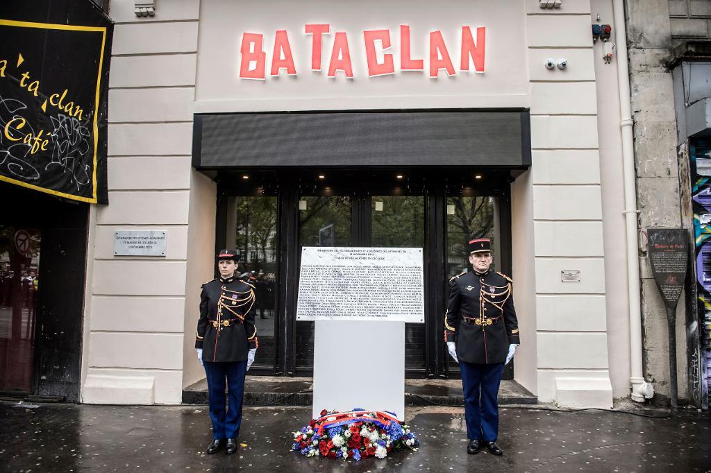 Konserthallen Bataclan var en av de platser där terroristerna slog till. (Foto: Christophe Petit Tesson-arkivbild)