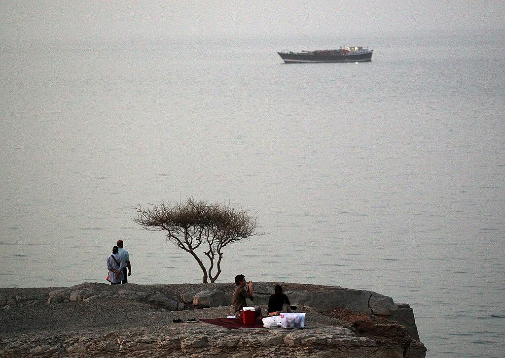 Hormuzsundet sett från Oman. Arkivbild (Foto: Karim Sahib / AFP/Getty Images)


